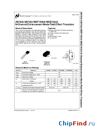 Datasheet NDS7002A manufacturer National Semiconductor