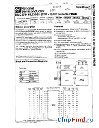 Datasheet NMC2764-2 manufacturer National Semiconductor