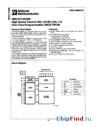 Datasheet NMC27C256BN manufacturer National Semiconductor