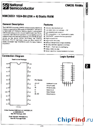 Datasheet NMC6551 manufacturer National Semiconductor