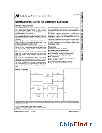 Datasheet NSBMC096-16 manufacturer National Semiconductor