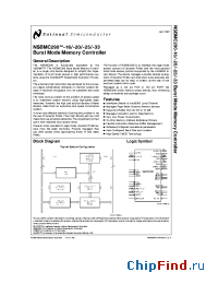 Datasheet NSBMC290VF manufacturer National Semiconductor