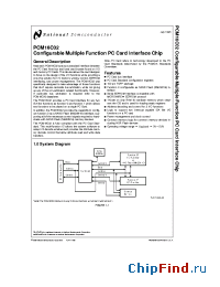 Datasheet PCM16C02 manufacturer National Semiconductor