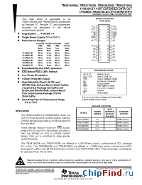 Datasheet TMS426409A производства National Semiconductor