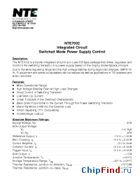 Datasheet NTE1672 manufacturer NTE