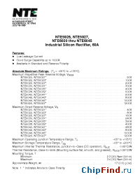 Datasheet NTE1789 manufacturer NTE