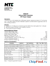 Datasheet NTE1909 производства NTE