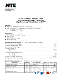 Datasheet NTE193 manufacturer NTE