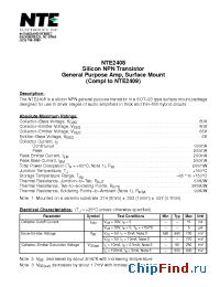 Datasheet NTE2408 manufacturer NTE