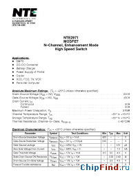 Datasheet NTE3050 manufacturer NTE