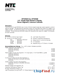 Datasheet NTE3058 производства NTE