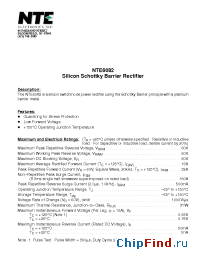 Datasheet NTE3300 manufacturer NTE