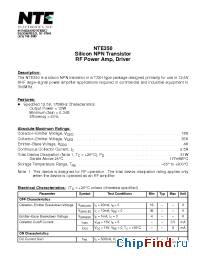 Datasheet NTE350F manufacturer NTE