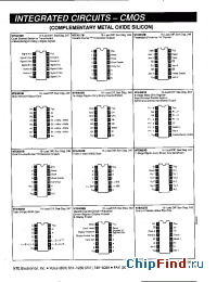 Datasheet NTE4026B manufacturer NTE