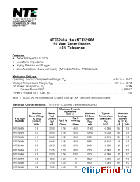 Datasheet NTE5244A manufacturer NTE