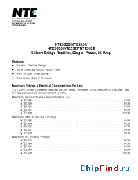 Datasheet NTE5327 manufacturer NTE