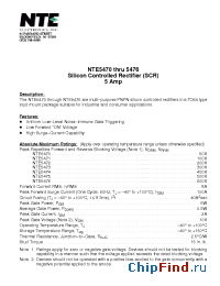Datasheet NTE5471 производства NTE