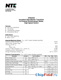 Datasheet NTE5601 manufacturer NTE