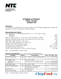 Datasheet NTE5638 manufacturer NTE