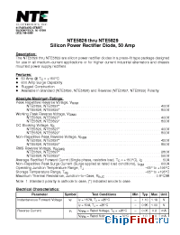 Datasheet NTE5827 manufacturer NTE