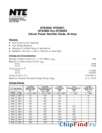 Datasheet NTE6005 производства NTE
