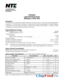 Datasheet NTE625 manufacturer NTE