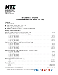 Datasheet NTE6356 производства NTE