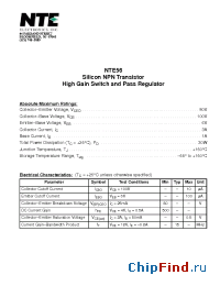 Datasheet NTE6410 manufacturer NTE