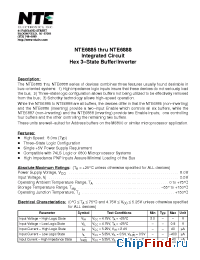 Datasheet NTE6888 manufacturer NTE