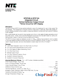 Datasheet NTE7039 производства NTE