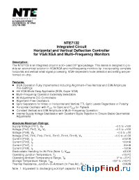 Datasheet NTE7132 производства NTE