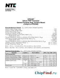 Datasheet NTE87 manufacturer NTE