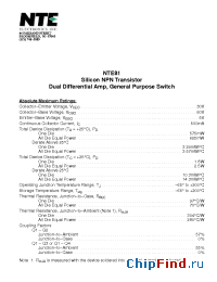 Datasheet NTE997 производства NTE