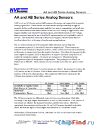 Datasheet ABH001-00 manufacturer NVE