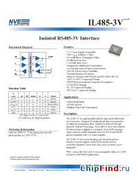 Datasheet IL485-3V manufacturer NVE