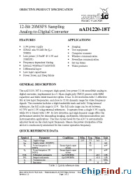 Datasheet nAD1230-18T manufacturer Nordic VLSI