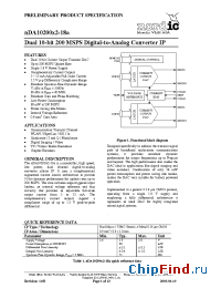 Datasheet nDA10200x2-18a manufacturer Nordic VLSI