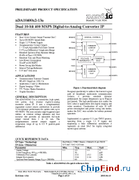 Datasheet nDA10400x2-13a manufacturer Nordic VLSI
