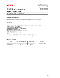 Datasheet FEDS82V16520A-01 manufacturer OKI