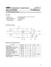 Datasheet KGL4175HW manufacturer OKI