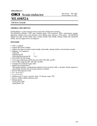 Datasheet ML60852A manufacturer OKI