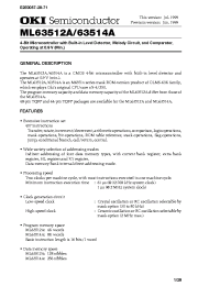 Datasheet ML63514A-TB manufacturer OKI