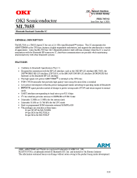 Datasheet ML7055LP manufacturer OKI