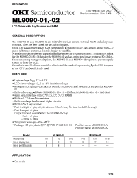 Datasheet ML9090-01- manufacturer OKI