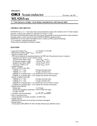 Datasheet ML9203-xxGA manufacturer OKI