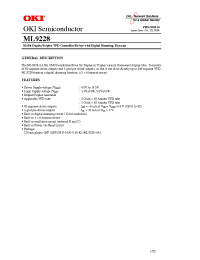 Datasheet ML9228 manufacturer OKI