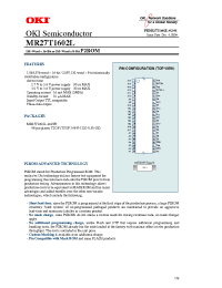 Datasheet MR27T1602L manufacturer OKI