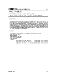 Datasheet MR27V1652DTA manufacturer OKI