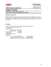 Datasheet MR27V1652ERA manufacturer OKI