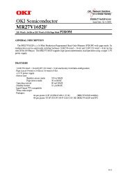 Datasheet MR27V1652F-xxxMA manufacturer OKI